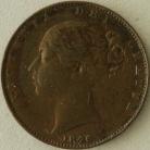 FARTHINGS 1846  VICTORIA SCARCE GVF