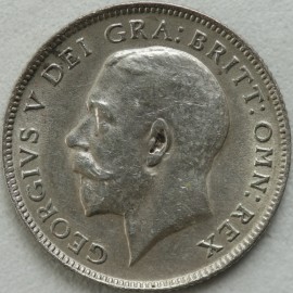 SIXPENCES 1913  GEORGE V SCARCE GEF
