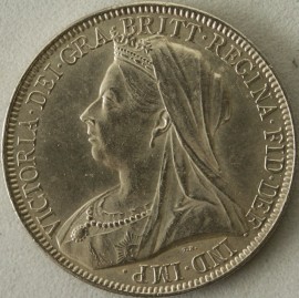 FLORINS 1893  VICTORIA OLD HEAD BU