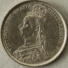 SIXPENCES 1889  VICTORIA GEF