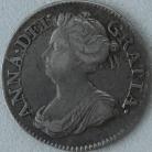THREEPENCES SILVER 1706  ANNE GF