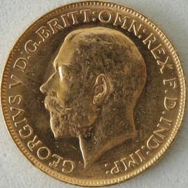 SOVEREIGNS 1921  GEORGE V PERTH UNC LUS
