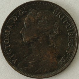 HALFPENCE 1879  VICTORIA  VF