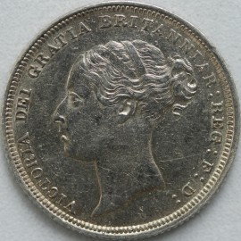 SIXPENCES 1884  VICTORIA SCARCE NEF
