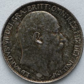 SIXPENCES 1907  EDWARD VII  UNC T