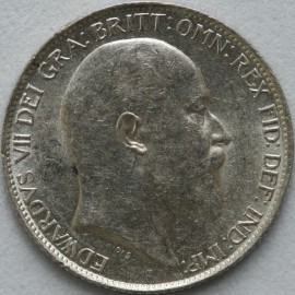 SIXPENCES 1907  EDWARD VII  GEF