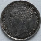 THREEPENCES SILVER 1881  VICTORIA GVF