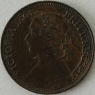 FARTHINGS 1880  VICTORIA 4 BERRIES RARE GVF