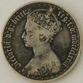 FLORINS 1874  VICTORIA DIE NO 29 GF/NVF