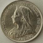 SHILLINGS 1896  VICTORIA SMALL ROSE SCARCE UNC LUS