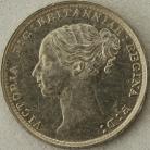 THREEPENCES SILVER 1884  VICTORIA BU