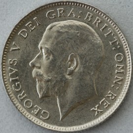 SIXPENCES 1920  GEORGE V 50% SILVER  BU