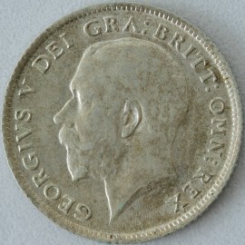 SIXPENCES 1916  GEORGE V  UNC.T.