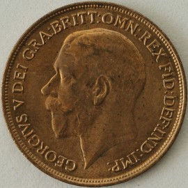 PENNIES 1913  GEORGE V F177 BU