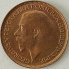 HALFPENCE 1911  GEORGE V  UNC LUS