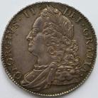 CROWNS 1751  GEORGE II OLD HEAD V QUATRO VERY SCARCE GRADE NUNC