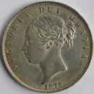 HALF CROWNS 1876  VICTORIA SCARCE UNC LUS