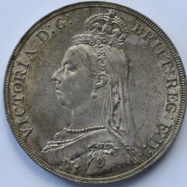 CROWNS 1889  VICTORIA  UNC T