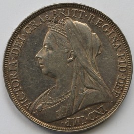 CROWNS 1895  VICTORIA LVIII  NUNC LUS