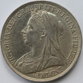 CROWNS 1897  VICTORIA LX  NUNC LUS