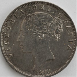 HALF CROWNS 1878  VICTORIA SCARCE EF
