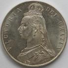 HALF CROWNS 1889  VICTORIA BU