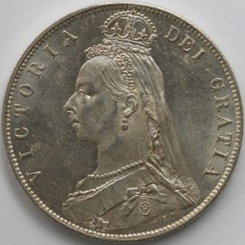 HALF CROWNS 1889  VICTORIA          BU