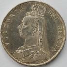 HALF CROWNS 1891  VICTORIA VERY SCARCE UNC LUS