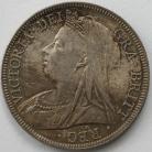 HALF CROWNS 1897  VICTORIA  UNC T