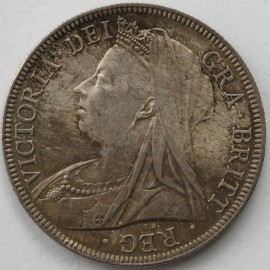 HALF CROWNS 1897  VICTORIA  UNC T