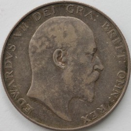 HALF CROWNS 1903  EDWARD VII VERY RARE     NVF/VF