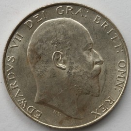 HALF CROWNS 1904  EDWARD VII VERY SCARCE SUPERB MINT STATE MS