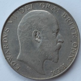 HALF CROWNS 1905  EDWARD VII EXTREMELY RARE GVF