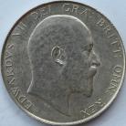 HALF CROWNS 1906  EDWARD VII GEF/UNC