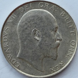 HALF CROWNS 1906  EDWARD VII  GEF/UNC