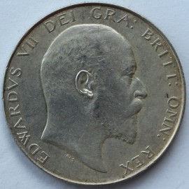 HALF CROWNS 1907  EDWARD VII  GEF