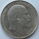 HALF CROWNS 1908  EDWARD VII SCARCE  UNC LUS