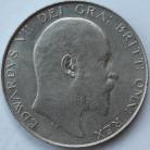 HALF CROWNS 1909  EDWARD VII  UNC LUS