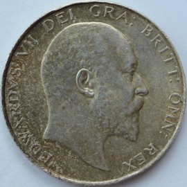 HALF CROWNS 1910  EDWARD VII                 UNC T   