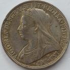 FLORINS 1896  VICTORIA TINY EDGE KNOCK UNC T