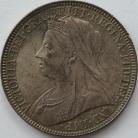 FLORINS 1897  VICTORIA  UNC T