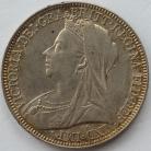 FLORINS 1900  VICTORIA SUPERB TONED UNC