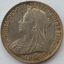 FLORINS 1900  VICTORIA SUPERB TONED  UNC