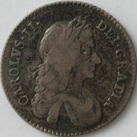 SHILLINGS 1672  CHARLES II 2ND BUST  NVF