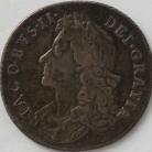 SHILLINGS 1686  JAMES II V OVER S IN JACOBVS VF/GVF