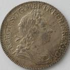 SHILLINGS 1718  GEORGE I ROSES AND PLUMES SUPERB  UNC T