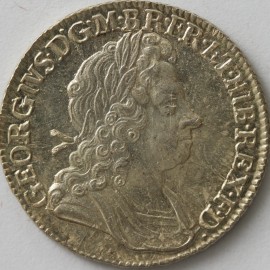 SHILLINGS 1723  GEORGE I SSC C OVER SS ESC 1176A MINT STATE  MS