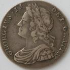 SHILLINGS 1731  GEORGE II ROSES & PLUMES VF/GVF