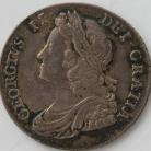 SHILLINGS 1736  GEORGE II ROSES & PLUMES EF