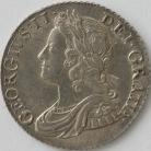 SHILLINGS 1741  GEORGE II ROSES GEF